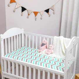 婴儿防水隔尿床笠棉质单件新生儿床上用品床垫罩可水洗