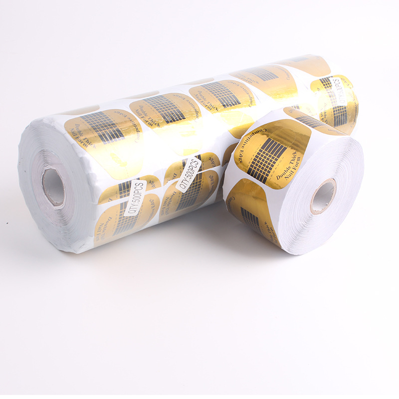 Herramientas de manicura, 500 piezas de papel de herradura, fototerapia de uñas, cristal, extensión de uñas, trapazo de papel especial, buena adhesión