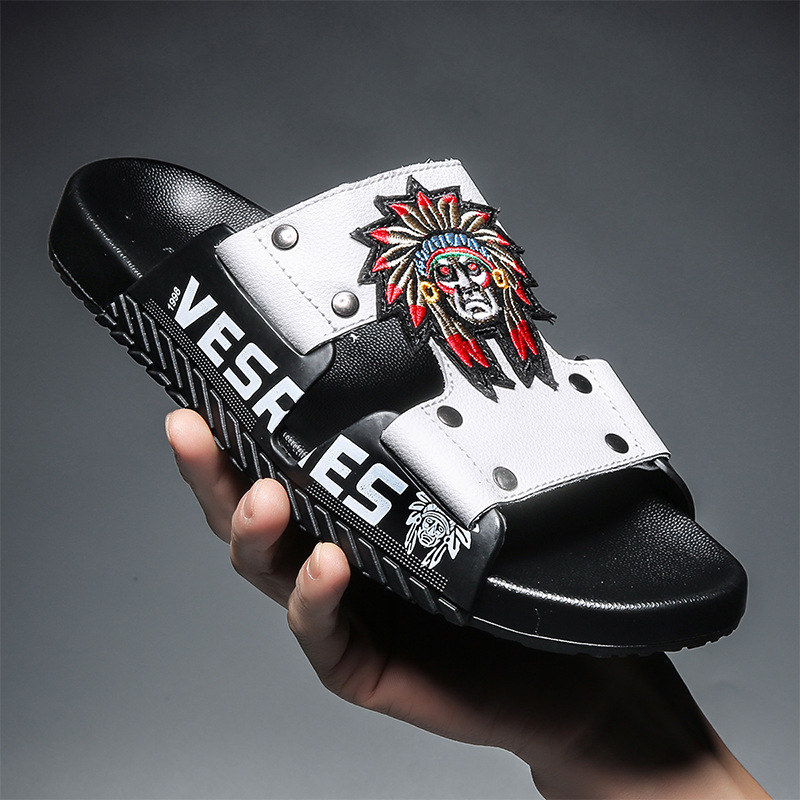Shoe care Large 48 AliExpress 2020 new pattern summer Oil fashion The thickness of the bottom outdoors Sandy beach leisure time 46