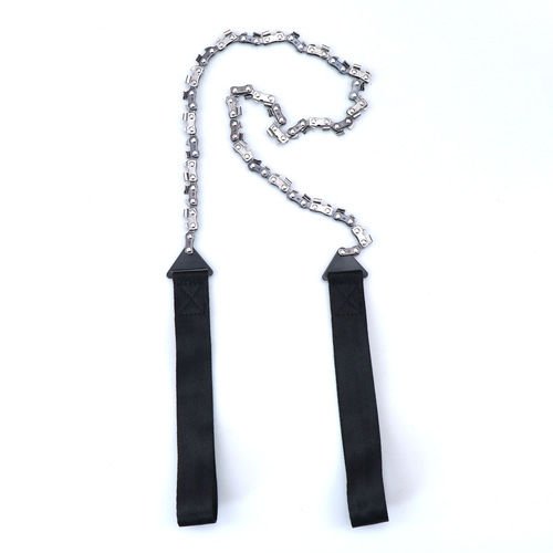 New 33-tooth pocket saw bag saw 24-inch portable outdoor survival wire saw hand-pulled chain saw garden logging saw