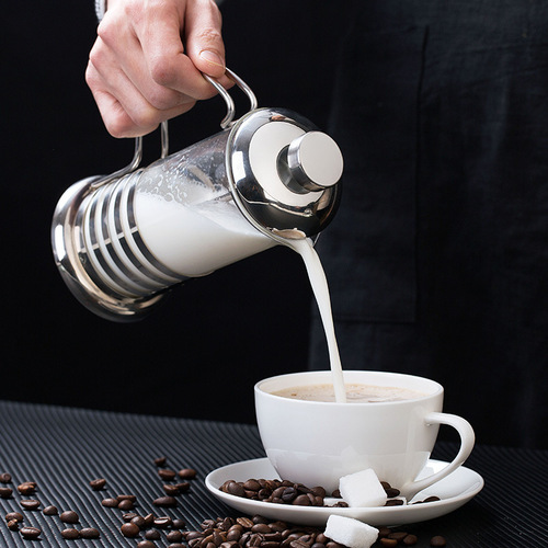 French press coffee pot household brewing filter milk filter coffee cup tea maker glass hand brewed coffee pot