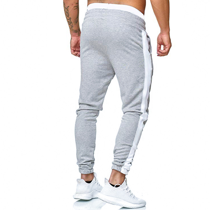 New Men's Sports Casual Trousers Fashion Solid Color Pants Sports Trousers Bottoms Drawstring_voghion.com