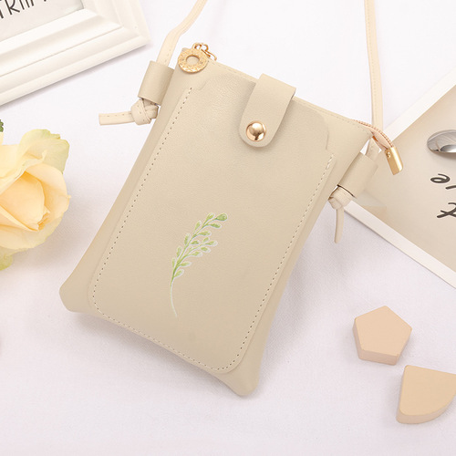 Mobile Phone Bag Women's Crossbody Bag 2020 New Simple Mini Cute Small Bag Women's Coin Purse Halter Neck Shoulder Bag