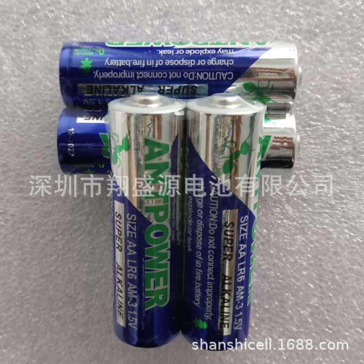 精品推荐5号碱性AA/LR6柱式干电池批发销售