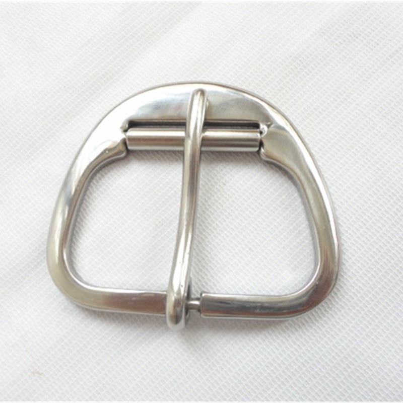 不锈钢扣马鞍配件带针大D扣 带滚筒皮带扣 厂家供应|ms