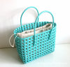 Woven handheld basket, purse, beach bag