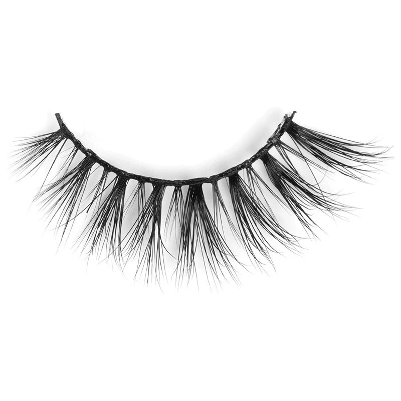 1 пара накладных ресниц из норки FAUX MINK FAKE LASHES FALSE EYLASHES F006