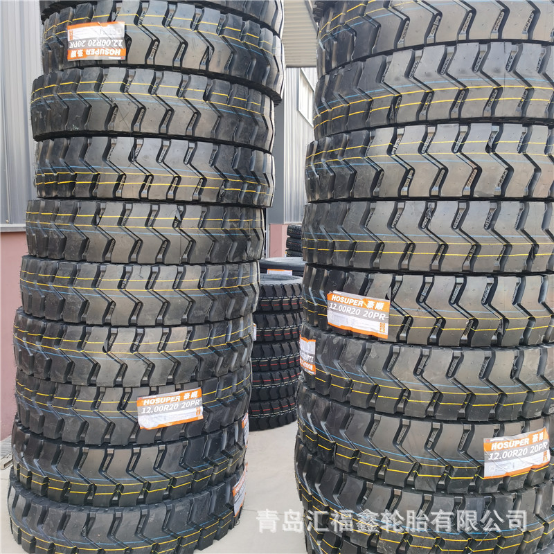 现货销售国友卡车胎12.00R20增强抗载型20层级 1200R20支持出口