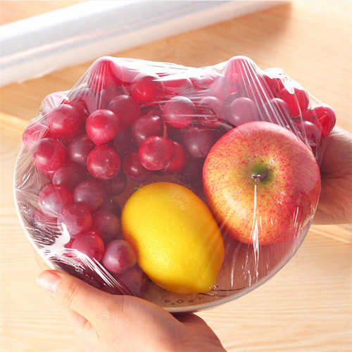 Household disposable plastic wrap, supermarket food plastic wrap, affordable refrigerator thickened plastic bag 30cm wide