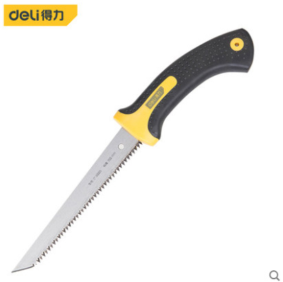 得力腰锯鸡尾锯小型锯木工锯树枝迷你锯双锋锯得力DL6005