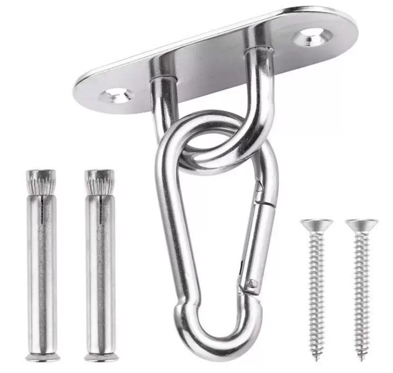 工厂直供热销吊床吊椅秋千沙包袋悬挂吊装五金 吊篮藤椅配件