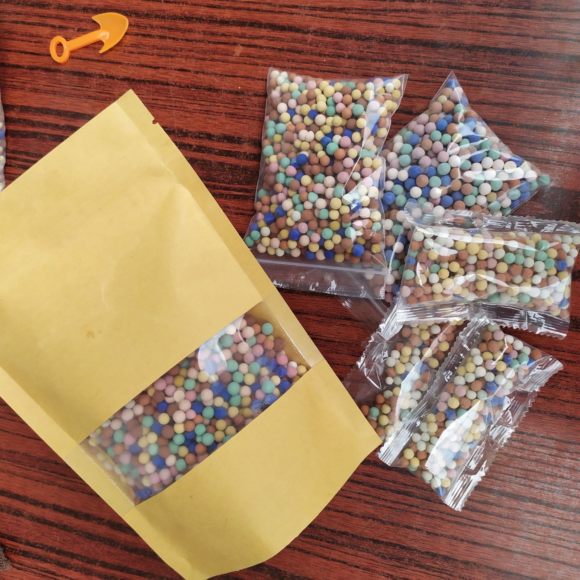 Colored ceramic Hydroponics Flower Pot Meat colour Ceramic ball Custom made small package