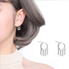 Japan and South Korea earrings female 2020 new pattern Su trend Cold senior Small fall Earrings temperament Small design