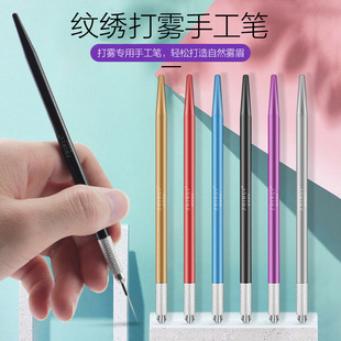 Creative beauty coffee same style tattoo embroidery handmade fog pen Korean semi-permanent tattoo embroidery magic needle round 3 Round 5 fog eyebrow tattoo embroidery pen