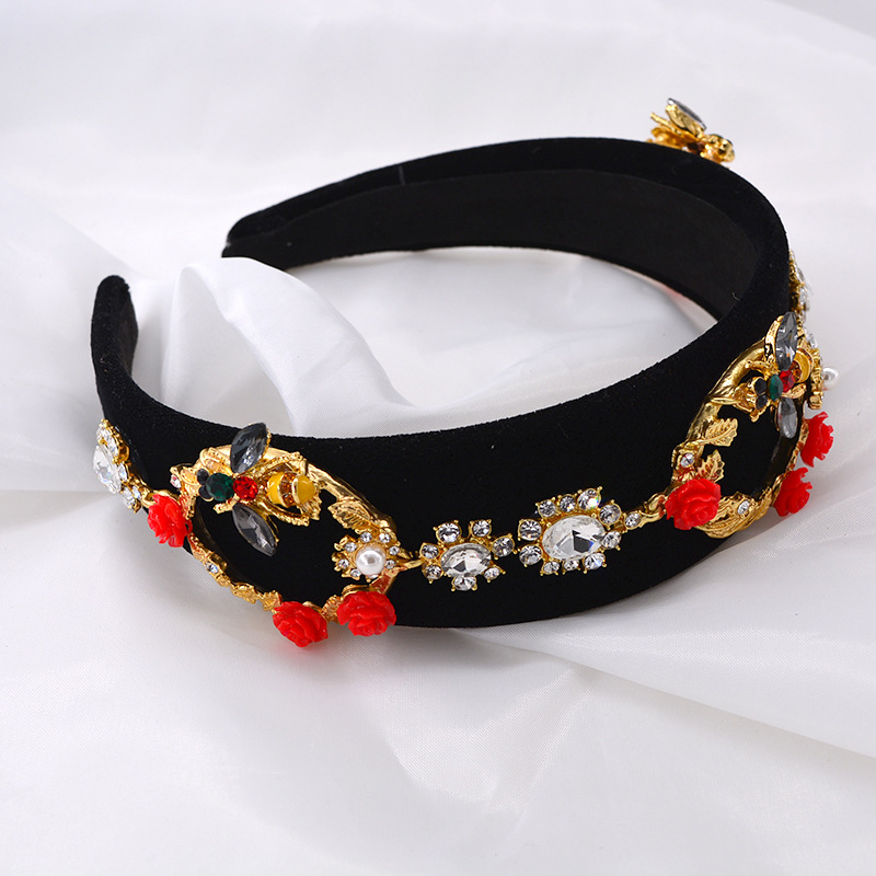 Headband New Hair Accessories Pressing Headwear Bee Dress Exaggerated Head Buckle display picture 5
