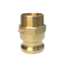 外螺纹公头快速接头F型黄铜接头凸轮锁紧扳把式船用现货