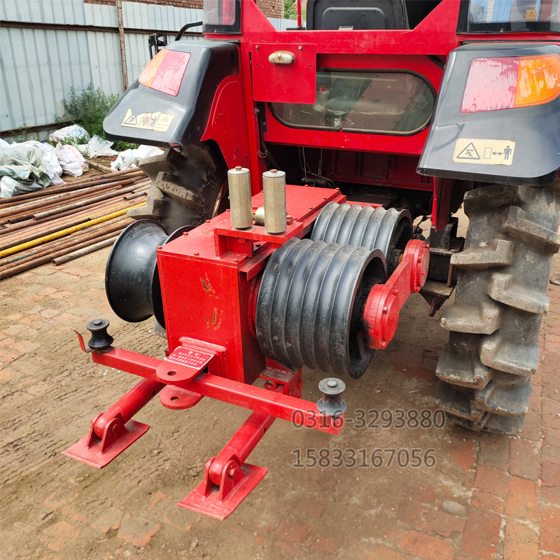 供应554拖拉机绞磨 8-15吨电力工程施工绞磨牵引机四轮绞磨牵引机