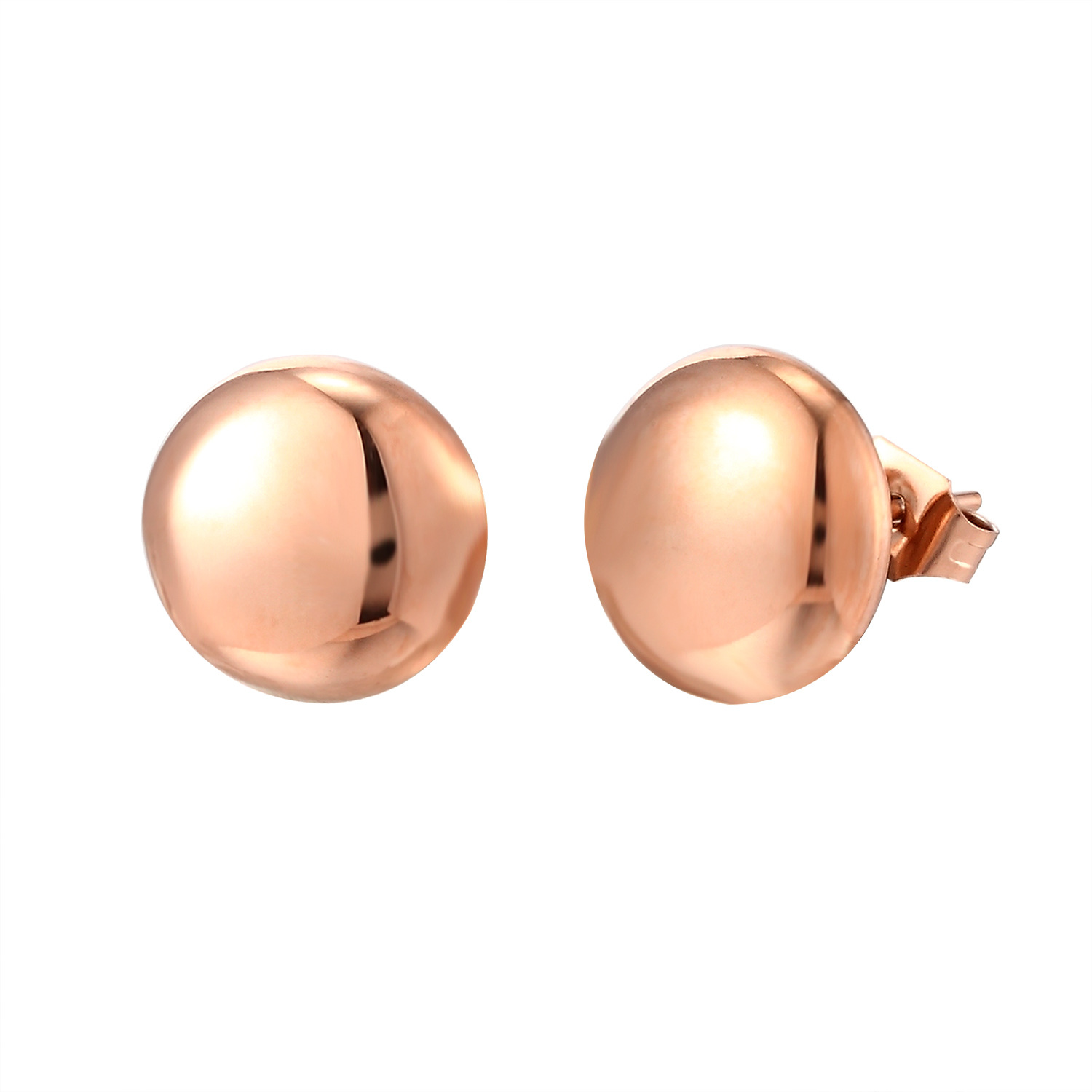 15g Weight Earrings Classification 1 Pair Quantity 1 Pair Cute Solid Color Titanium Steel Earrings