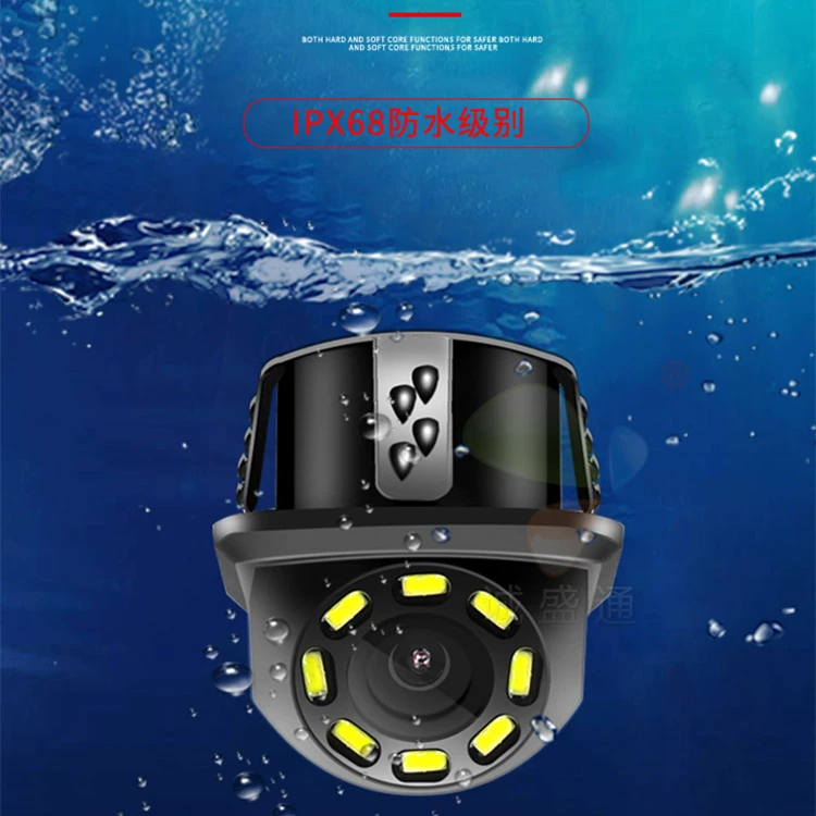 Заводская цена маленькая соломенная шляпа 18,5 перфорированная Автомобильная камера заднего вида 8LED CCD HD ночного видения