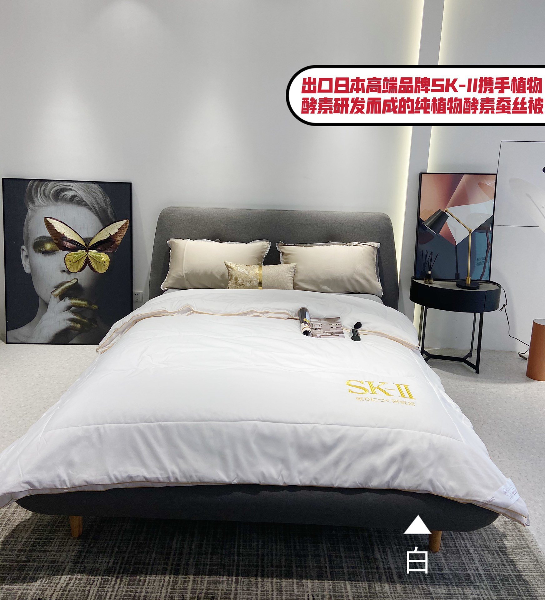 微商爆款买一送一skII外贸原单蚕丝被子母被植物酵素蚕丝被子冬被|ms