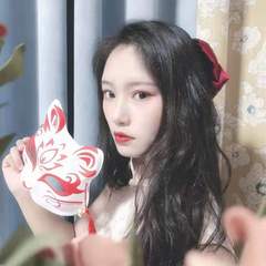 狐狸面具鬼滅之刃面具同款二次元火影瑩彩繪狐狸半臉面具批發