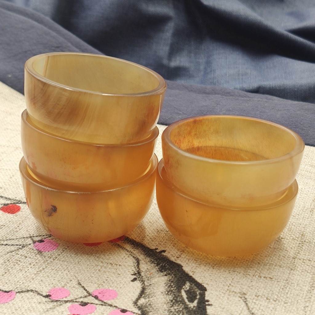 Manufactor Direct selling Yak horn A cup characteristic Wenwan Arts and Crafts Mini Flat angle