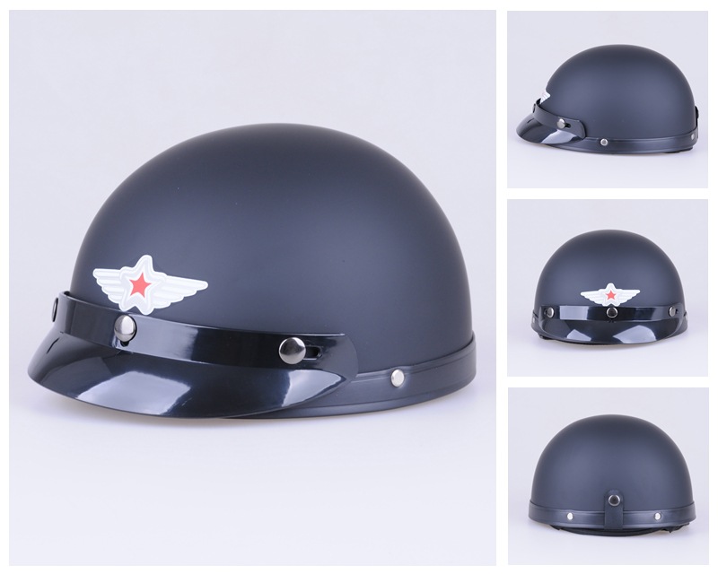 Cross-Border Motorcycle Electric Helmet for Men and Women, Cute Half Helmet, Lightweight with Neck Warmer, Safety Helmet, All-Season Hat