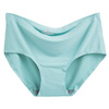 Women's ice silk without trace ladies underwear, one piece, underwear, breathable, waist, female underwear triangle trousers