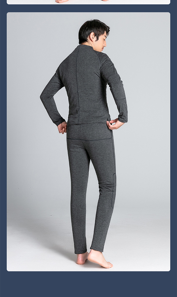Quần legging nữ lót lông cừu cạp cao giữ ấm mùa đông — Nam lót nhung (YF20811) chi tiết 12