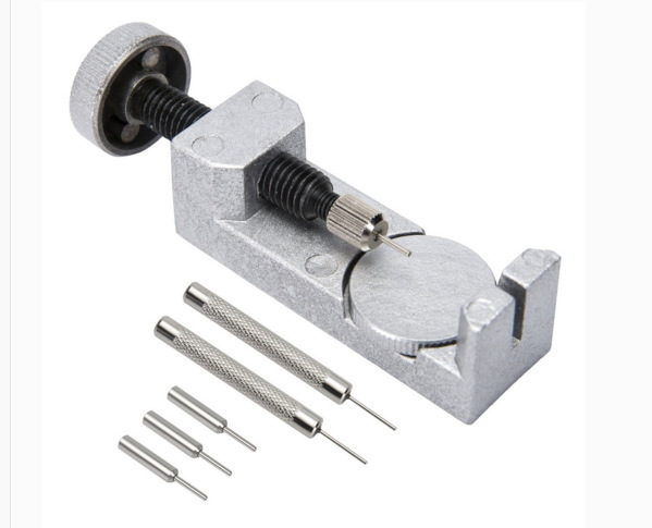 Herramienta de reloj 2068 cortador de cinturón aguja de perforación combinación 6 traje correa de acero correa de reemplazo tamaño de apertura