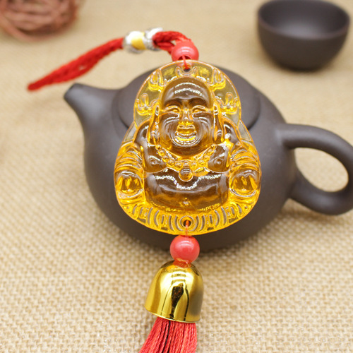 Car pendant jewelry Guanyin rearview mirror car supplies pendant interior plastic wholesale