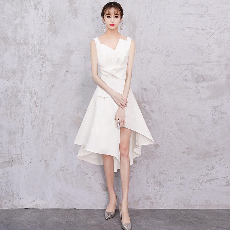 Irregular skirt sleeveless style