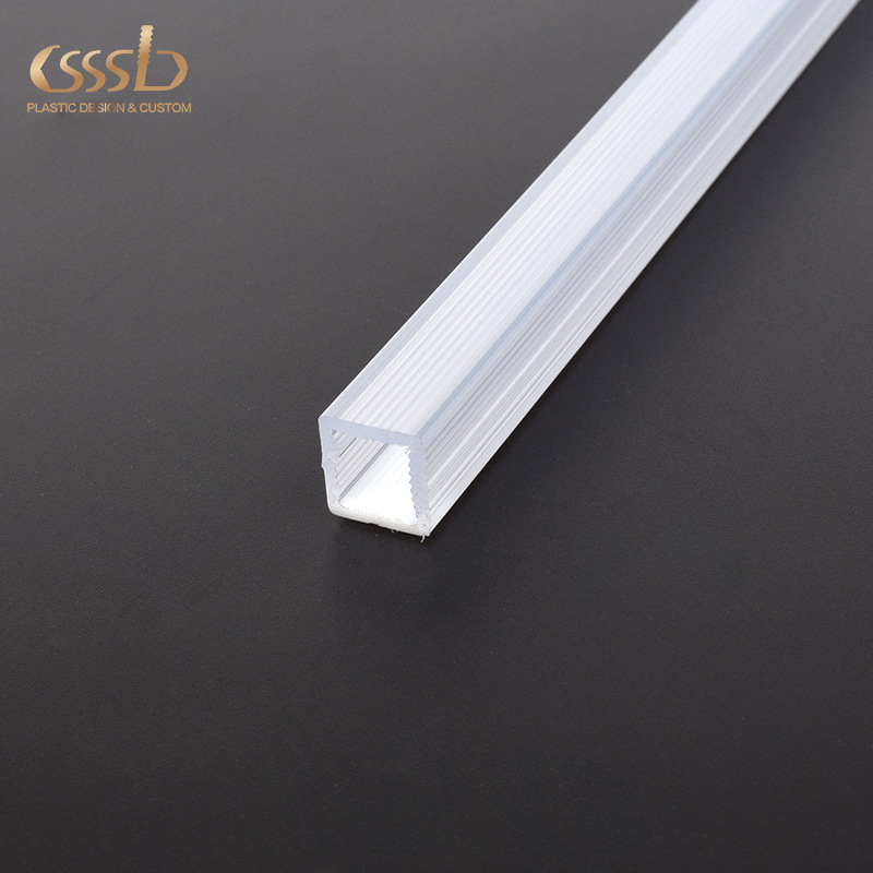 Acrylic LED lampshade, cream linear light, custom-made