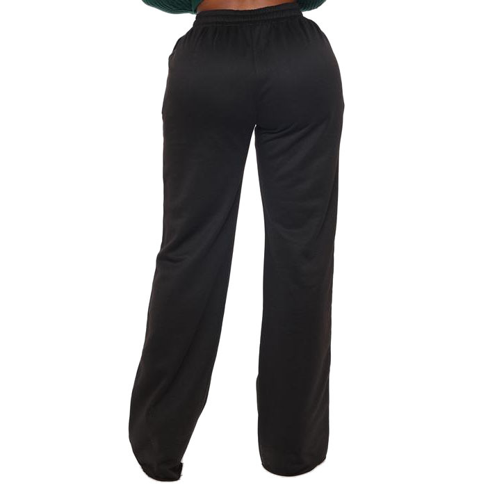 solid color high-waist ripped wide-leg sports trousers  NSHBG123788