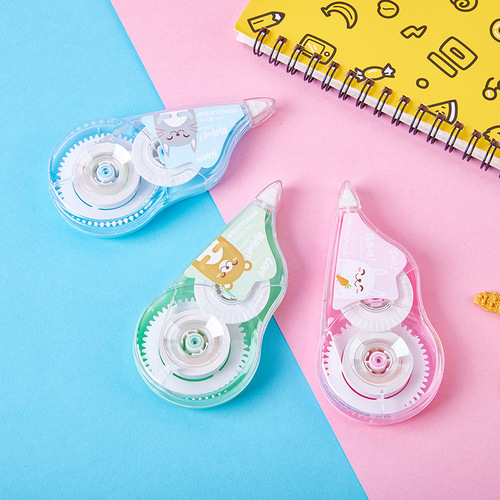 Creative Correction Tape Mini Cute Girl Student Correction Tape Transparent Correction Tape Factory Wholesale Learning Stationery