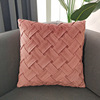 Modern and minimalistic woven pillow, Scandinavian sofa, pillowcase, custom made