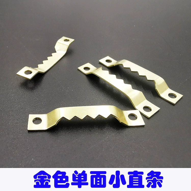 Аксессуары для фурнитуры для фоторамки односторонний Золотой утолщенный Маленький зубчатый подвесной Серебряный зазубренный прямой подвесной крючок