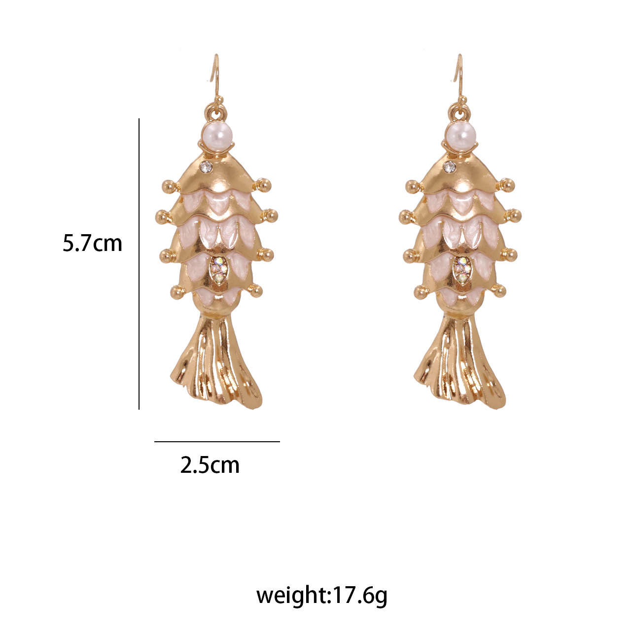 Fashion Oily Fish Animal Wild Baroque Alloy Women's Earrings display picture 1