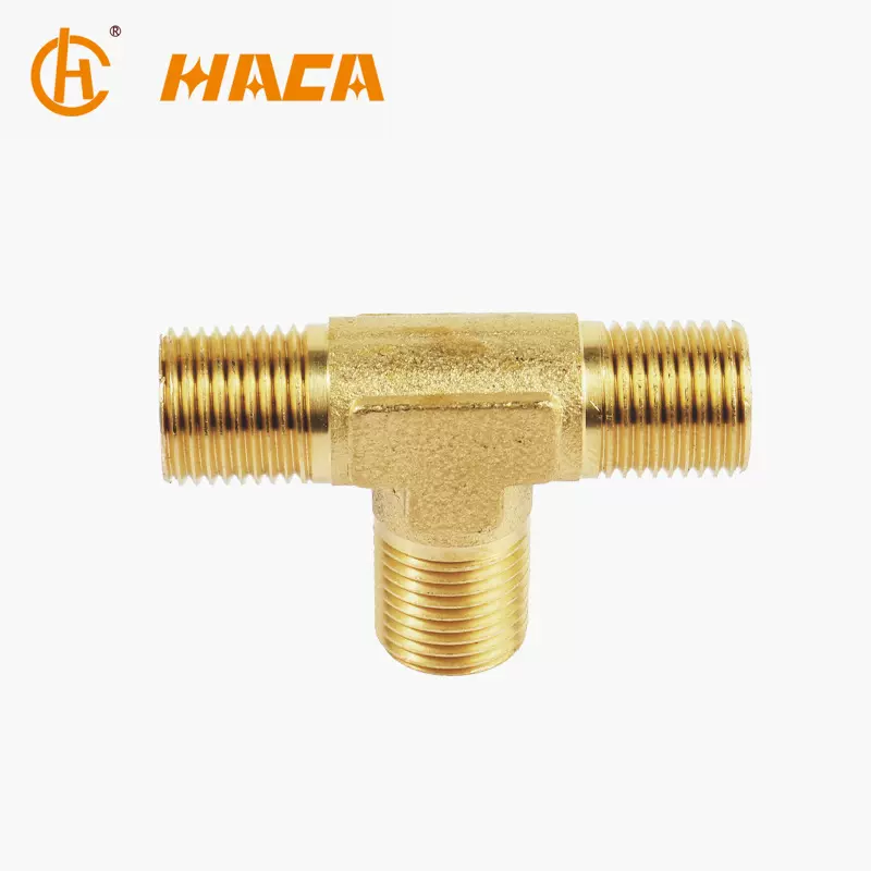 热销供应 HC-5018 外丝卡套三通 国标外牙三通接头连接法兰耐腐蚀