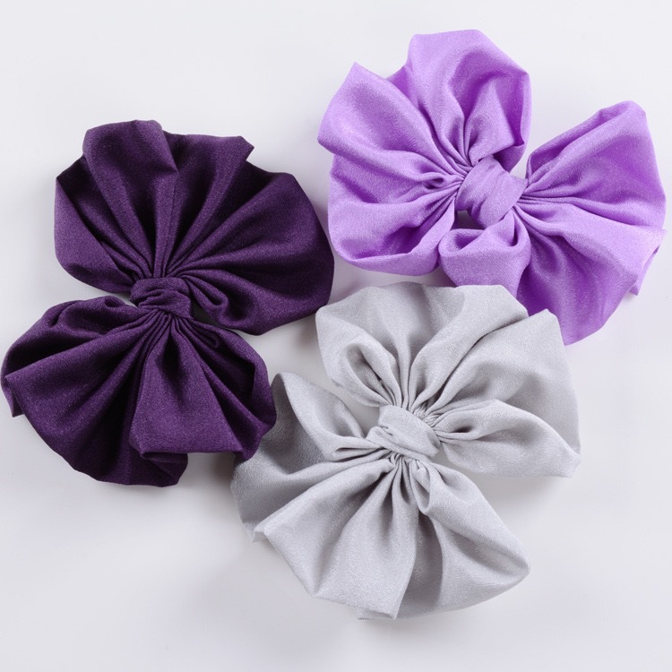 11厘米花瑶皱蝴蝶结