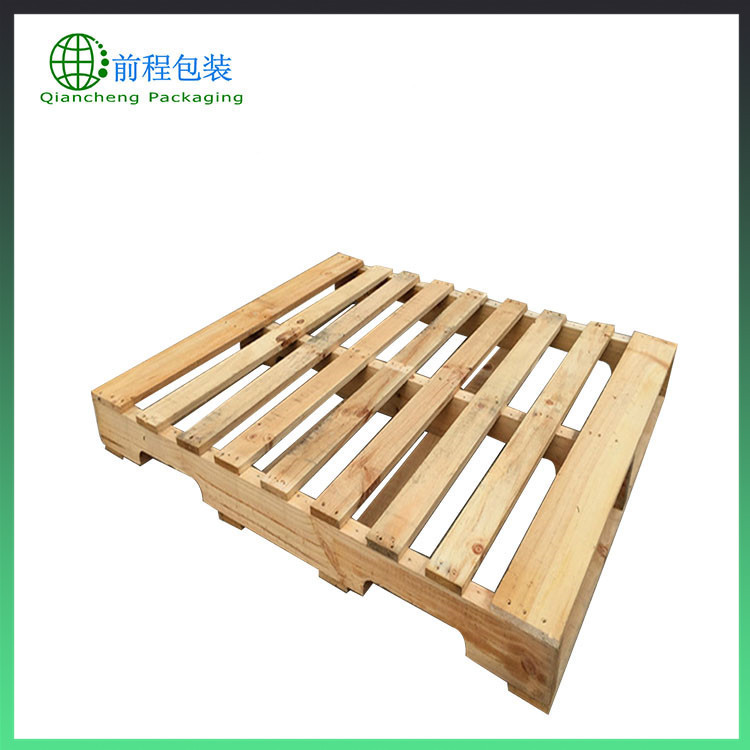 厂家现货可定制叉车卡板 二面进叉松木木托盘 美标木托盘厂家