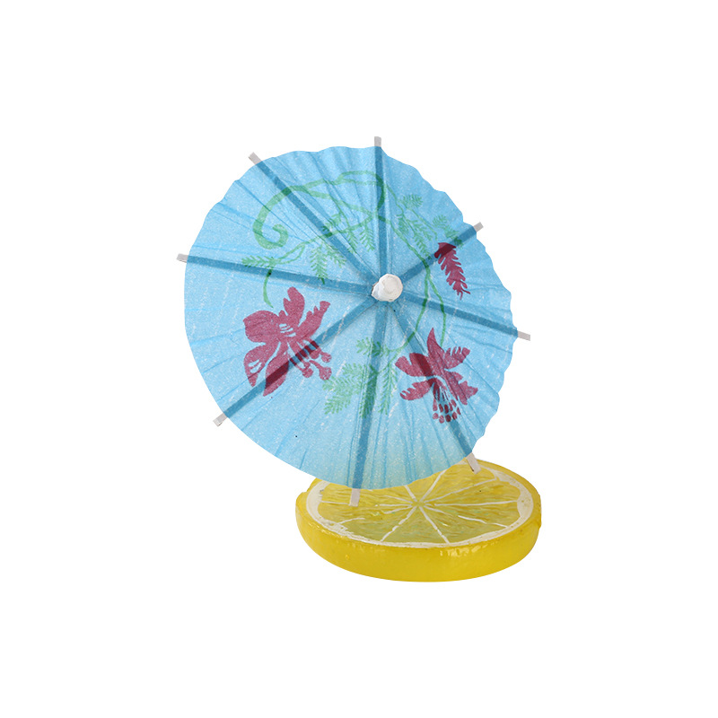 水果签果插花签装饰小伞签雨伞 一次性创意迷你纸伞艺术牙签