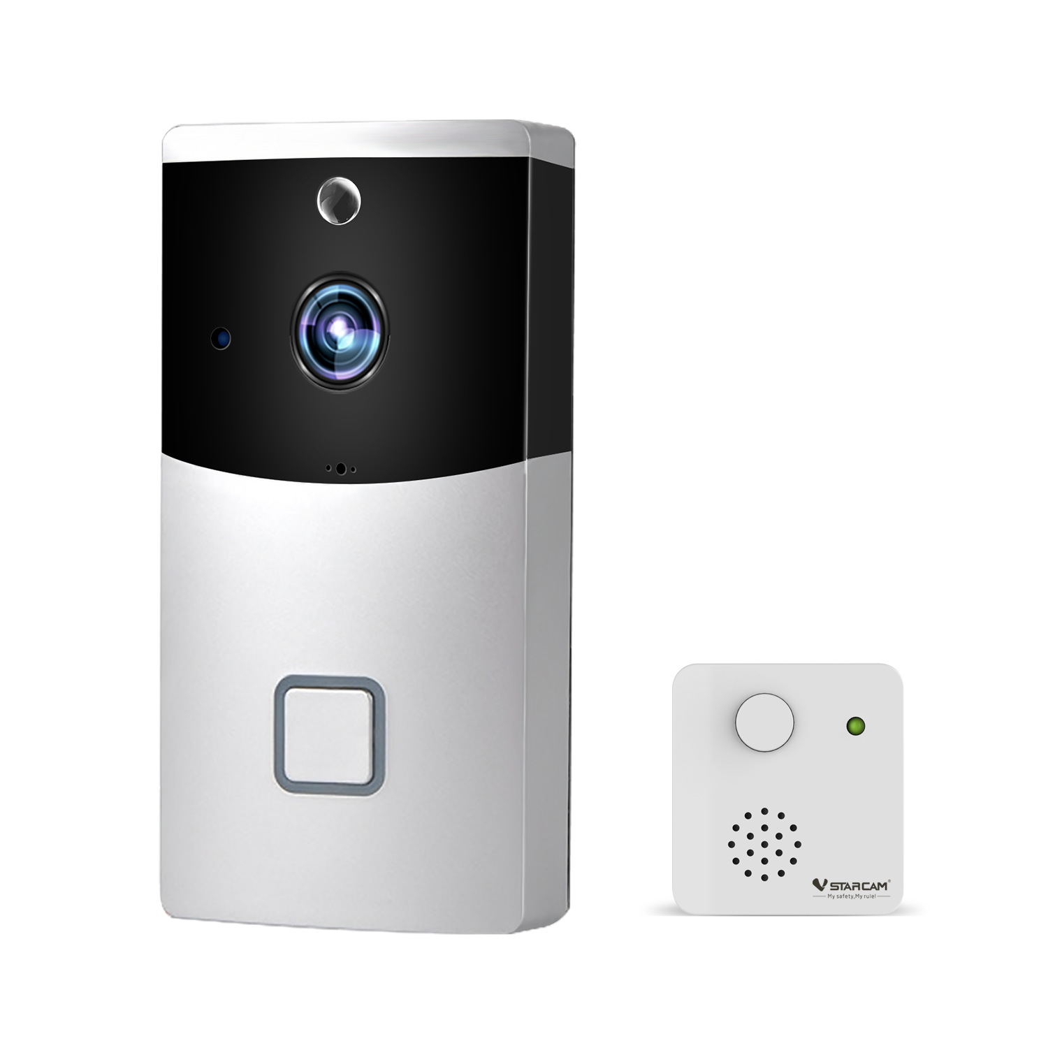 V2智能門鈴WiFi雲儲存拍照可視門鈴 手機遠程可視門鈴 批發價另議