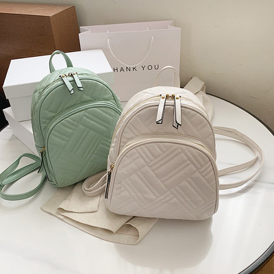 雙肩包女大容量時尚休閑百搭學生包單肩斜挎手提背包女包跨境專供