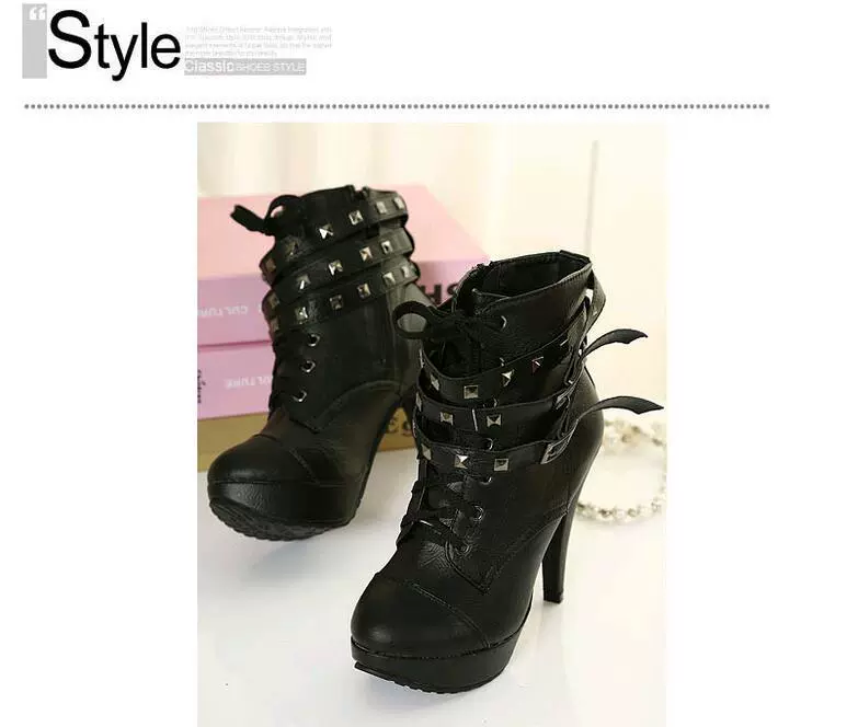 (Cross-border trading), Martens, retro low boots, plus size