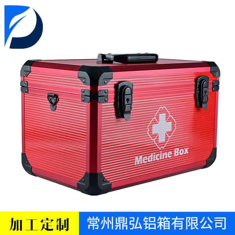 wholesale Medical kit hardware equipment Storage transport multi-function aluminium alloy Medical kit household drugs Storage box