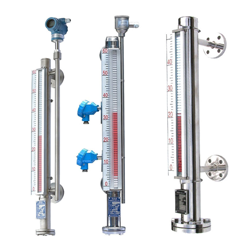 UHC不锈钢磁翻板液位计带远传侧装顶装