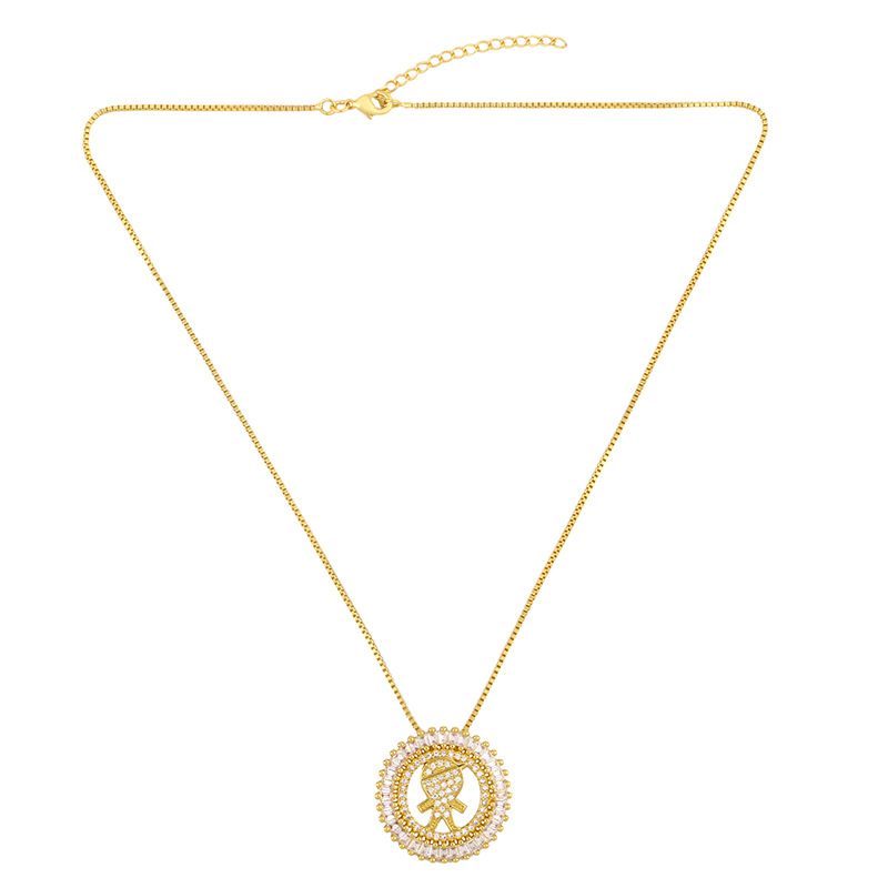 fashion jewelry couple necklace boy girl diamond pendant necklace birthday gift wholesale nihaojewel