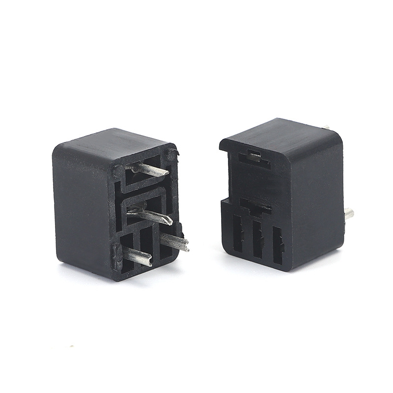 Violet 4P5P car relay 4 pins 5 pins with welding socket modified GPS navigation headlight air conditioner 5