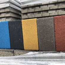 厂家现货供应可做透水实验的混凝土砖块 彩色实心陶土透水砖价格